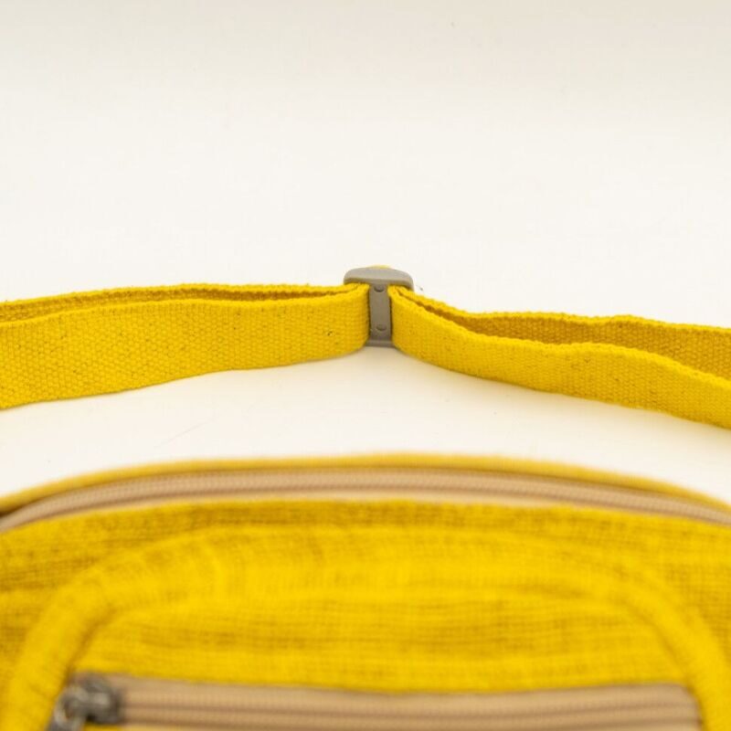 Сумка на пояс Невари, желтого цвета