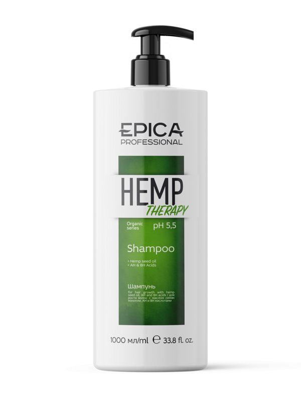 Шампунь для роста волос Hemp Therapy Organic, 1000 мл