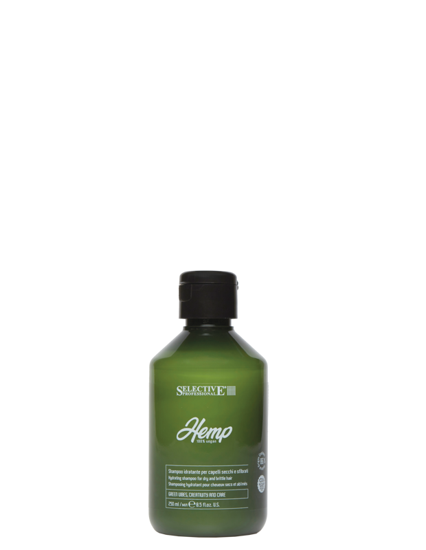Увлажняющий шампунь для сухих и ломких волос HEMP SHAMPOO, pH 5.00 - 6.00, 250 мл
